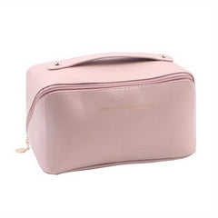 Large Capacity Cosmetic Bag Zipper Portable Makeup Organizer