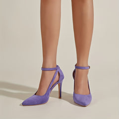 Women's Stiletto Heeled Sandals Ankle Strap High Heels
