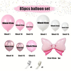 85pcs Mouse Theme Birthday Party Decorations Kit