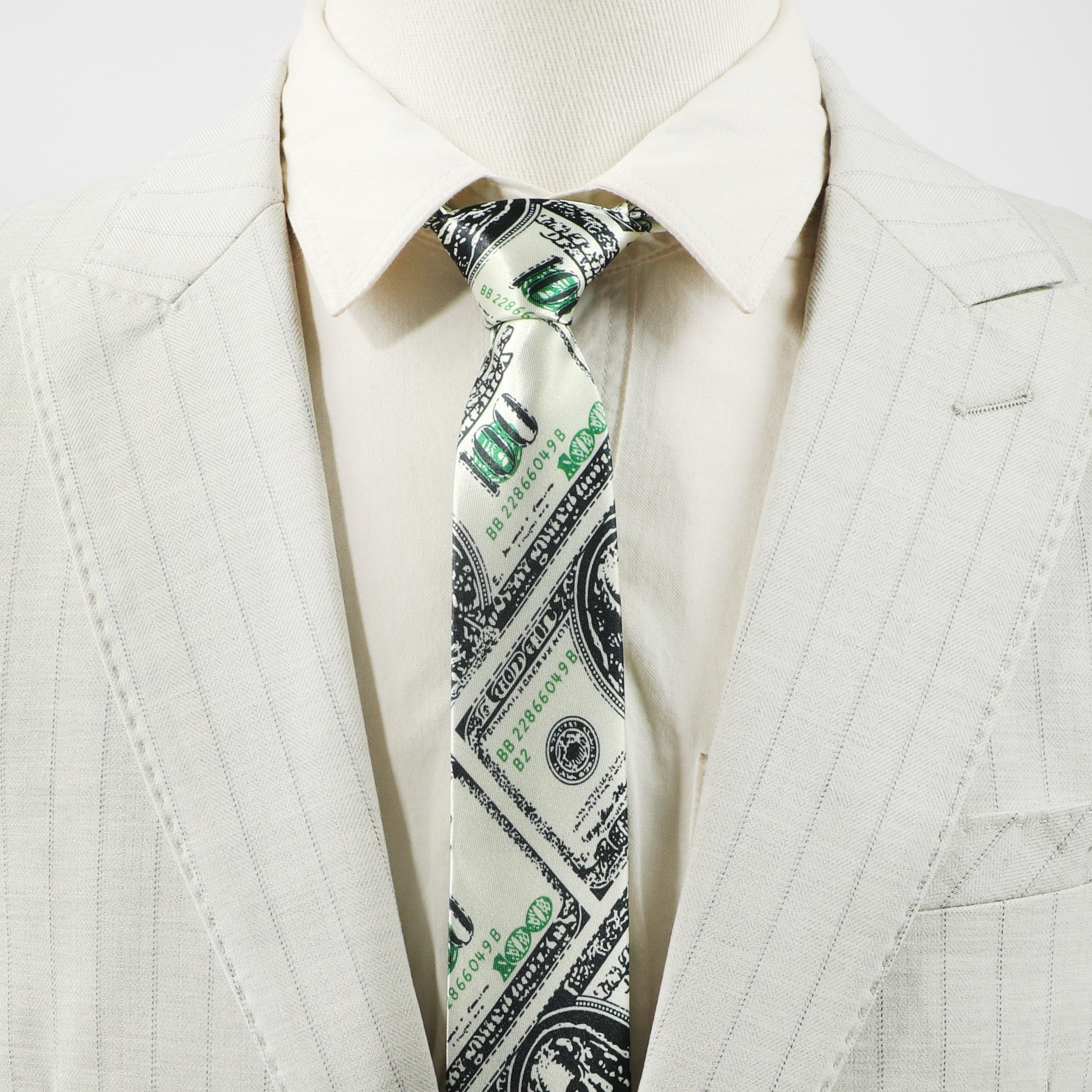1pc Men's Funny Coin Pattern Tie Party Wedding Necktie