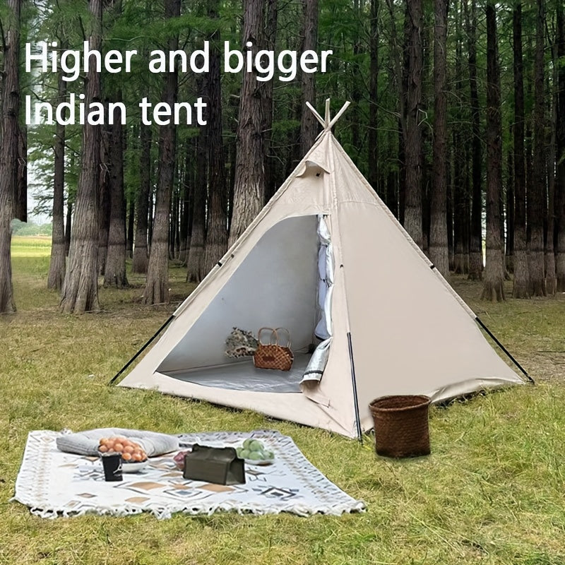 Portable Pyramid Tent Mosquito Rainproof Camping Tent