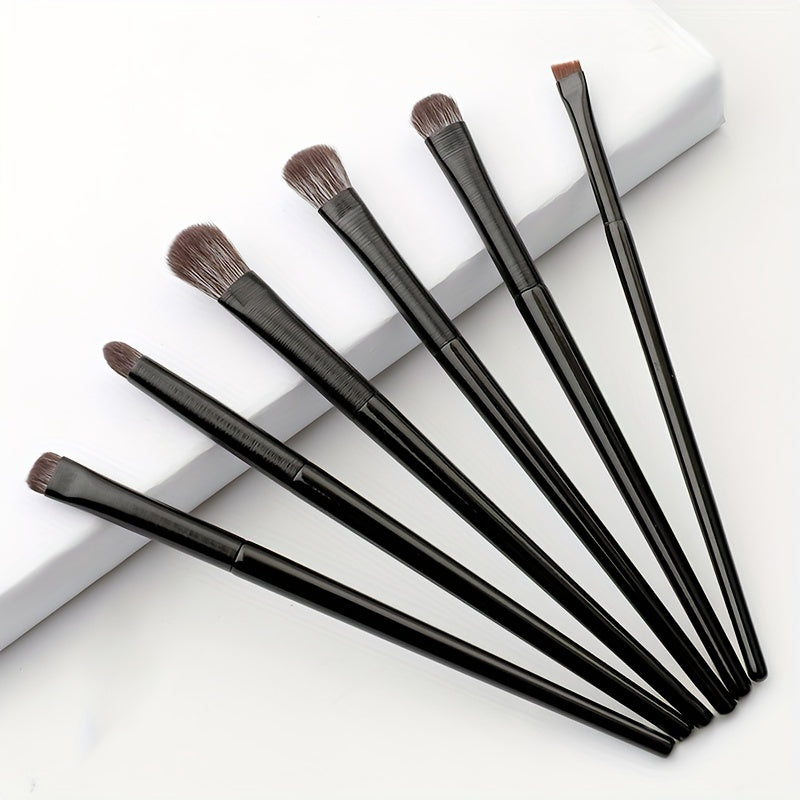 6pcs Soft Synthetic Eye Makeup Brushes Set for Eyeshadow Blending