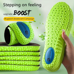 Ports Shock Absorption Insole Green Arch Support Orthopedic Shoes Pad