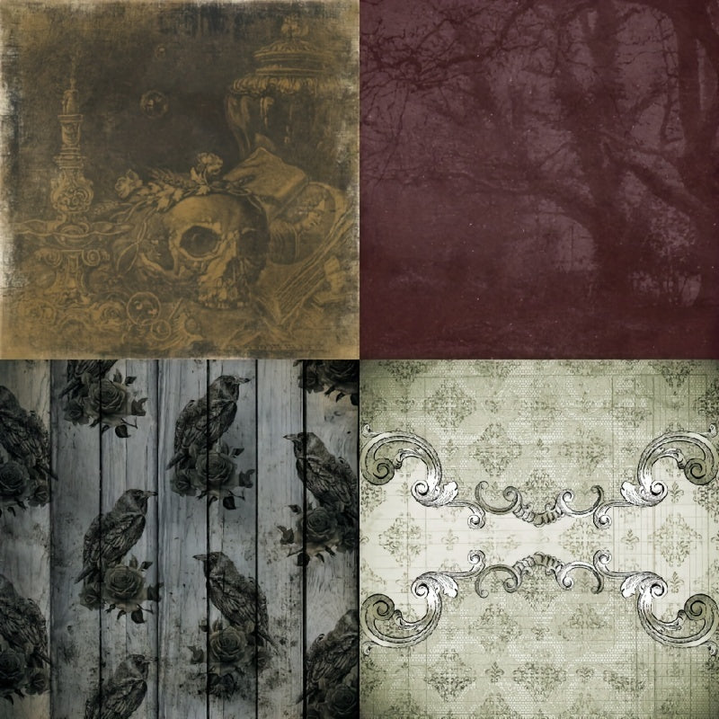 Halloween DIY Scrapbook Paper 6 Inch Single Sided Pattern Paper