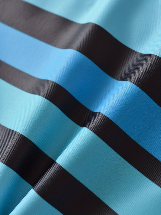 Men's Stripe Quick Dry Triangle Briefs Swimwear for Summer