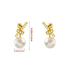 Faux Pearl Earrings for Women - Elegant Jewelry Gift