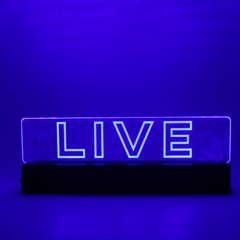 Live Signs Led Signs Signs For Wall Decor Live Sign For Studio Game Room Broadca