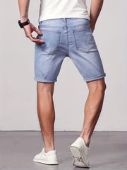 Men's Denim Jeans With Pockets - Summer Outfit