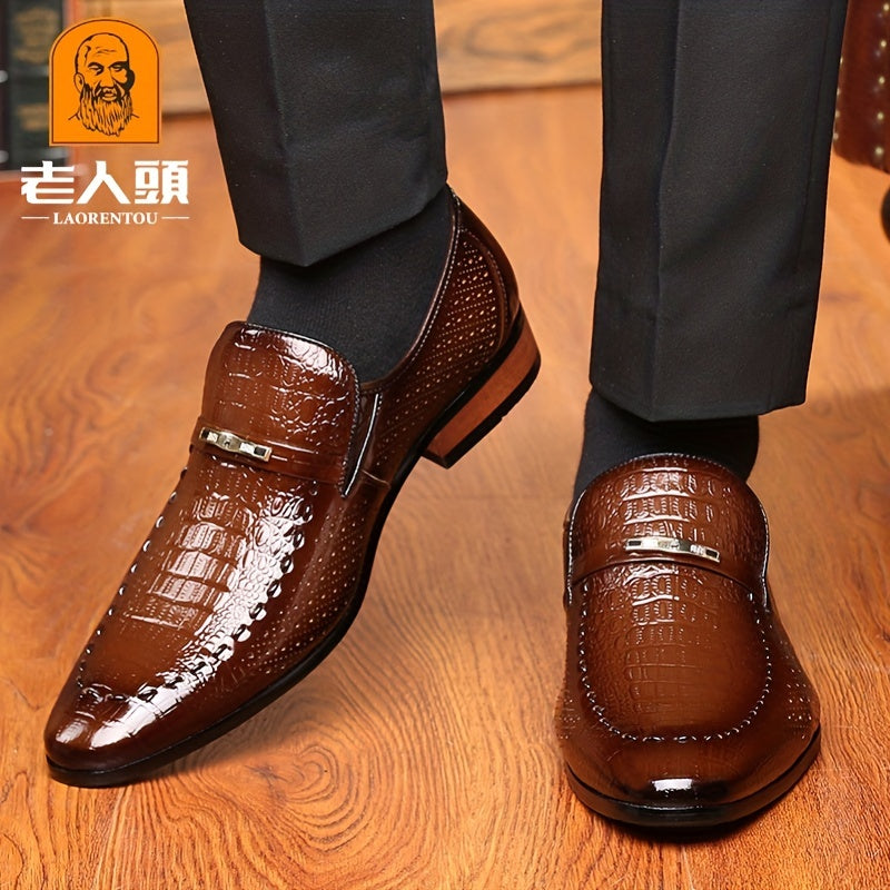 LAORENTOU Men's Dress Shoes Lightweight Formal Shoes Wedding Business