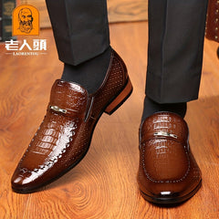 LAORENTOU Men's Dress Shoes Lightweight Formal Shoes Wedding Business