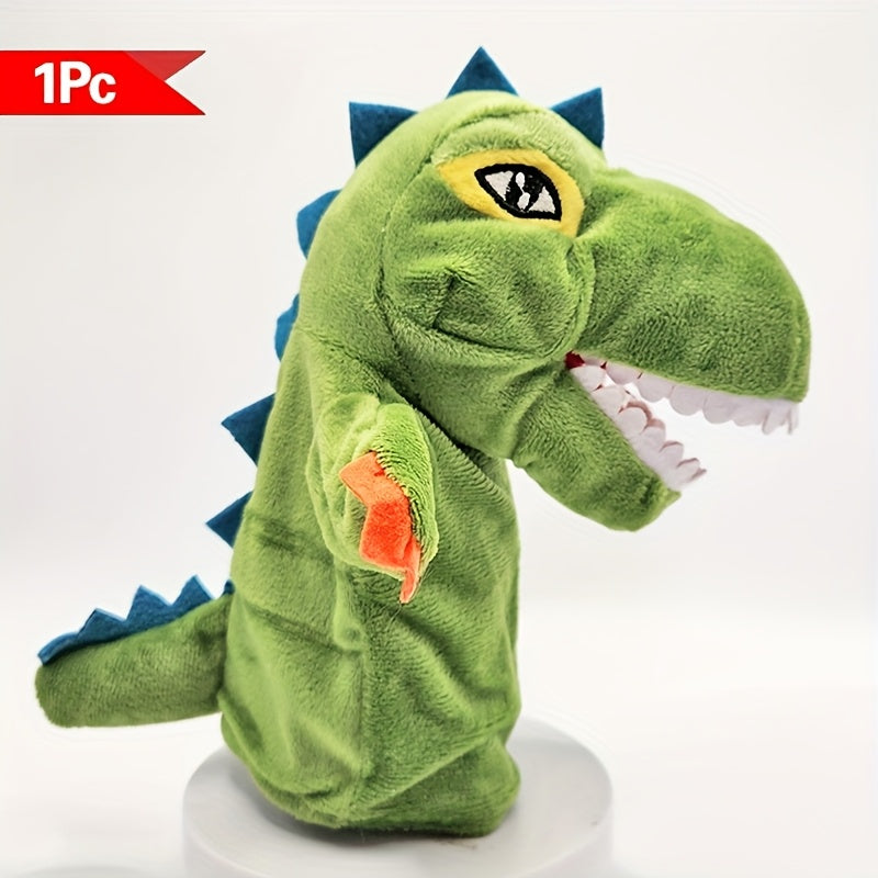 Interactive Dinosaur Hand Puppet Plush Toy for Kids