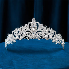 Metal Rhinestone Tiara Hair Accessories for Women