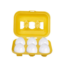 6-in-1 Colorful Sensory Learning Eggs Toy for Kids 10M+