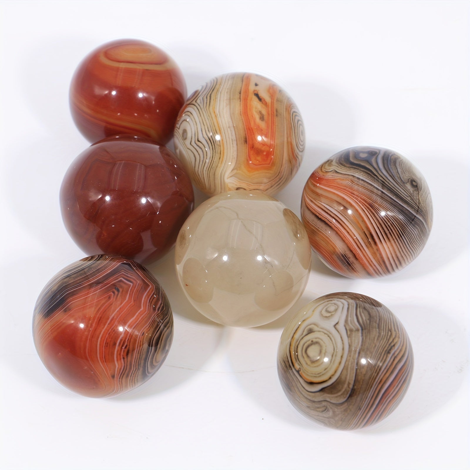 Natural Sardonyx Agate Healing Sphere Reiki Stone