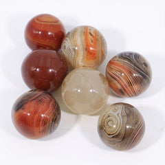 Natural Sardonyx Agate Healing Sphere Reiki Stone