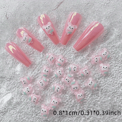 10pcs Mini Frog & Star Figurines for DIY Wedding Decor & Manicures