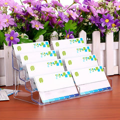 Vertical Business Card Box 4 Layers - Holds 80 Cards/Layer - Counter Display