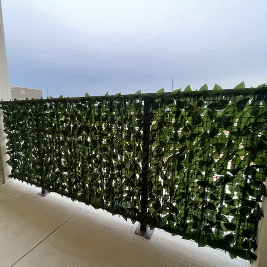 2pcs Artificial Ivy Privacy Fence Wall Screen Faux Ivy Vine Leaf Decoration