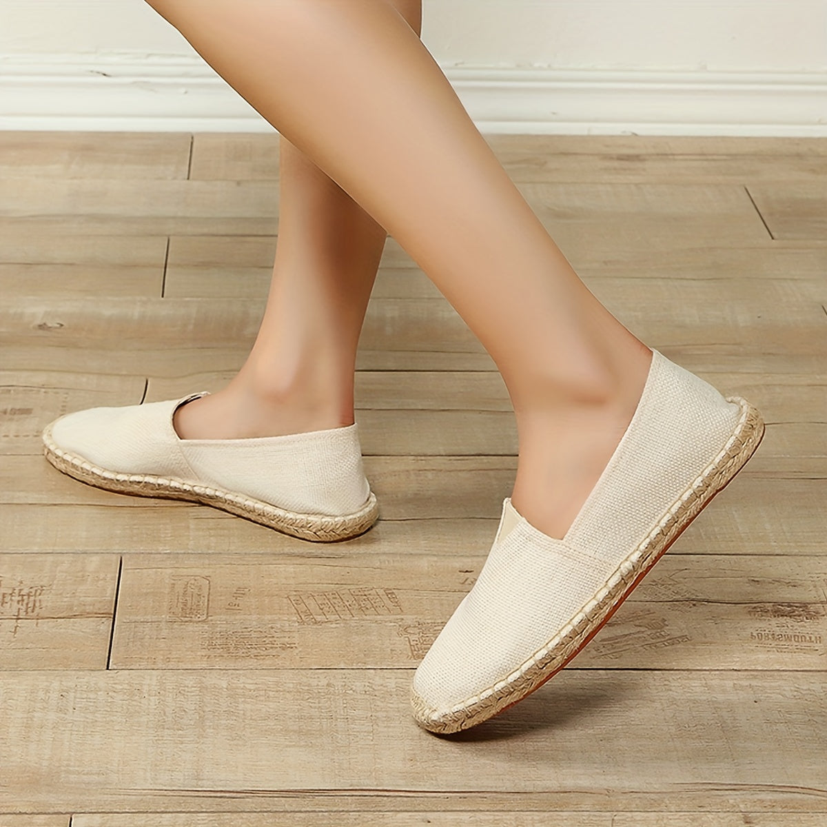 Men's Espadrilles Loafer Shoes Slip-on Comfortable Walking Shoes