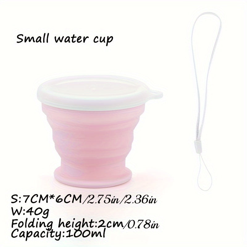 Portable Folding Silicone Bowl Cup for Outdoor Travel Camping Picnic