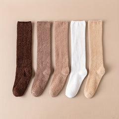 Warm Knee High Plush Lined Winter Socks