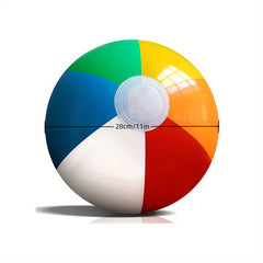 Rainbow Inflatable Beach Balls Bulk 50 - Pool Party Favors & Toys