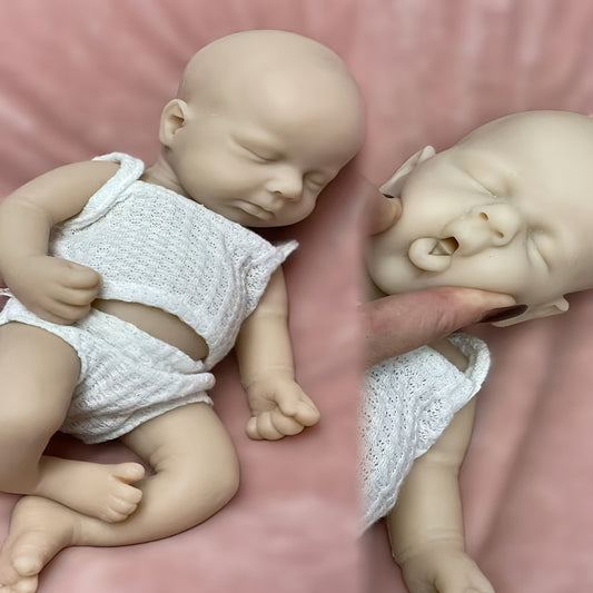 33cm Silicone Reborn Baby Doll Waterproof Unpainted Boy/Girl