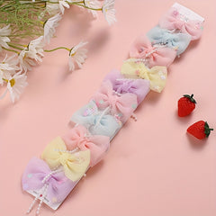 10pcs Sweet Bow Butterfly Hair Clips Princess Hair Accessories