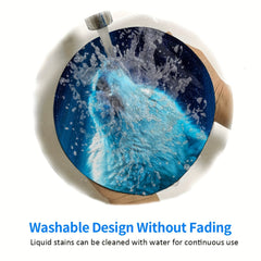 Round Home Office Desktop Mouse Pad Laptop Mouse Pad