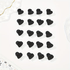 20pcs Heart Shaped Nonslip Hair Claw for Women Girls Baby Sweet Hair Clip