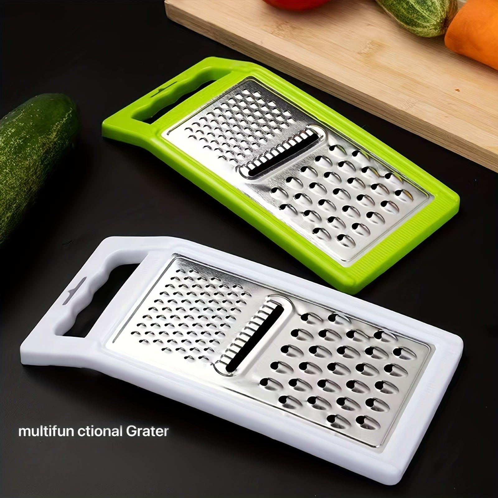 Kitchenware Stainless Steel Flat Grater Three in one Kitchen Tool