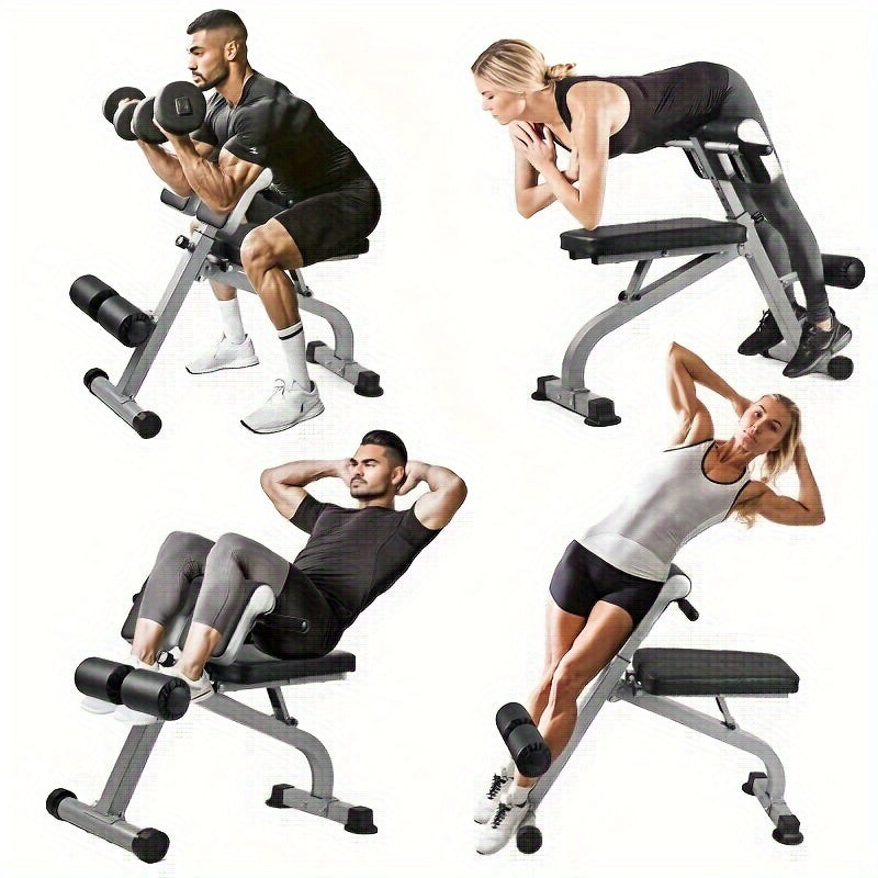 Foldable Fitness Roman Chair Abdominal Exercise Bench