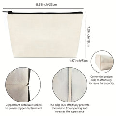 Sloth Pattern Cosmetic Bag For Women - Adorable Makeup Bags