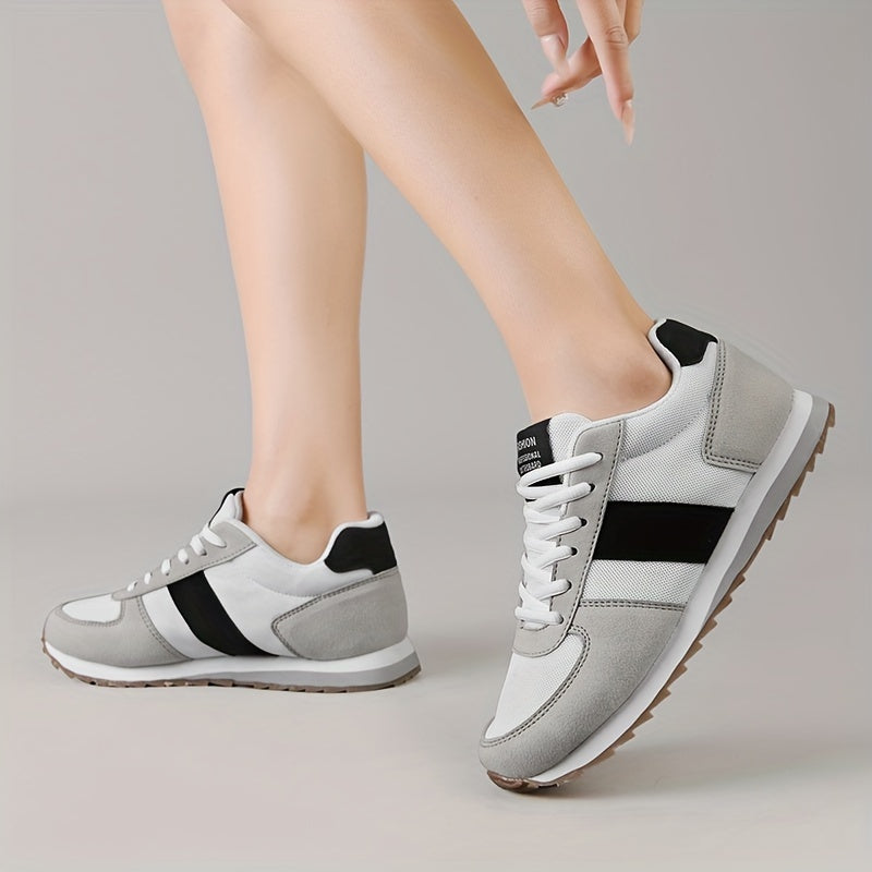 Women's Chunky Sneakers Anti-slip Lace-up Running Shoes