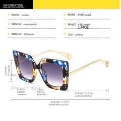 Square Glasses Frames For Women - Clear Lens Oversize Eyeglasses