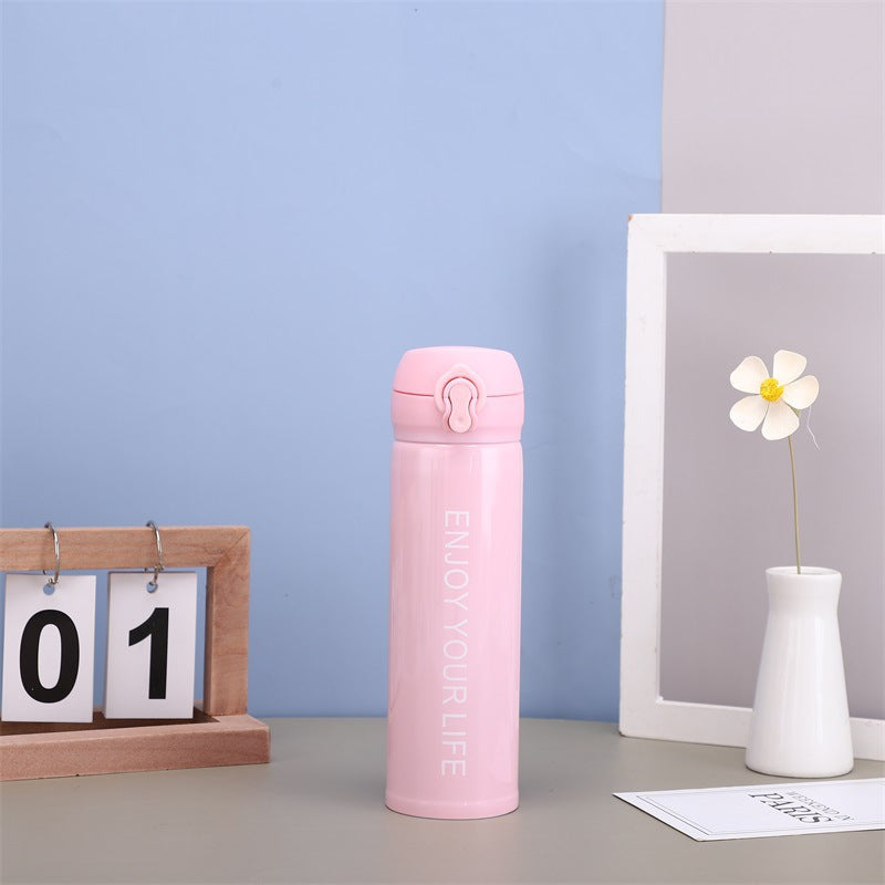 Stainless Steel Vacuum Cup Thermal Water Bottle