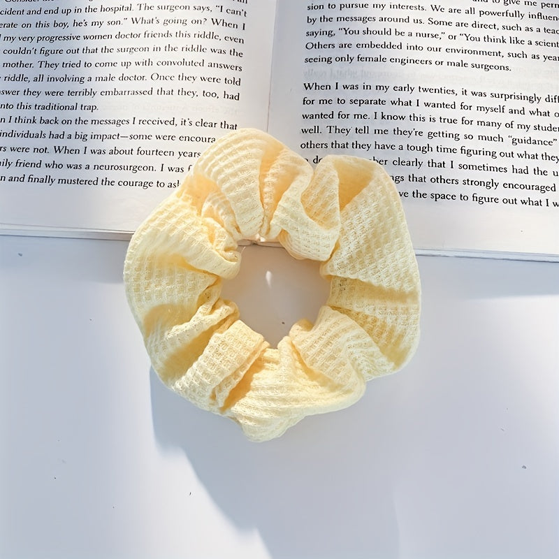 Retro Fabric Hair Tie Fat Scrunchie Head Rope Hair Accessories