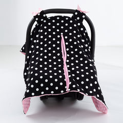 Polka Dot Print Car Seat Sunshade Cover Canopy