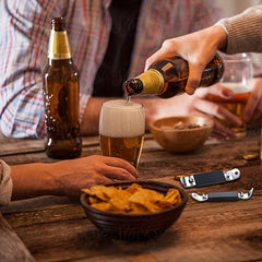 3PCS Magnetic Bottle Openers Can Opener Stainless Steel Small Beer Opener