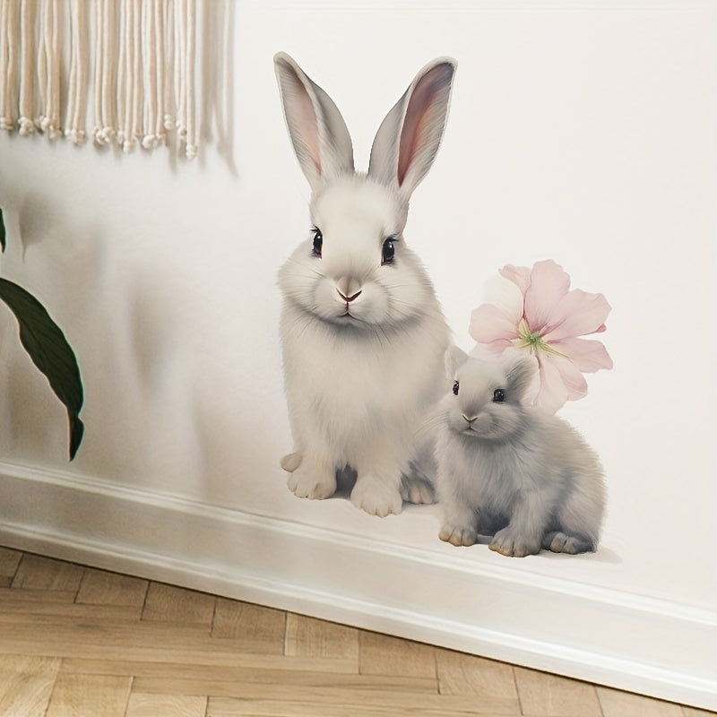 Rabbit Wall Decal Peel And Stick Removable Wall Sticker