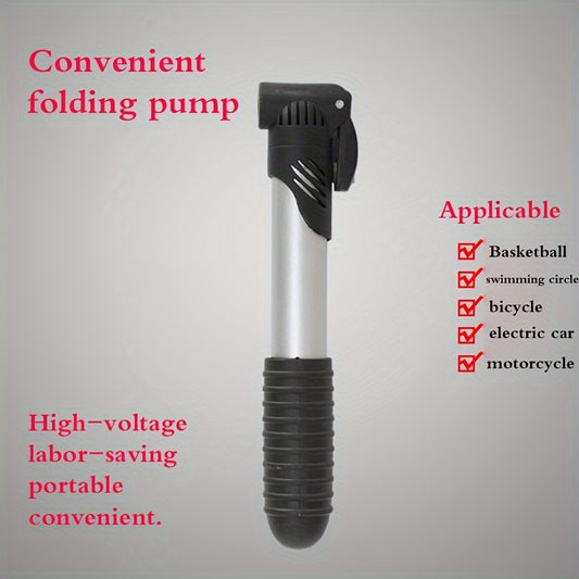 Mini High Pressure Inflator for Ball Sports and Bicycle
