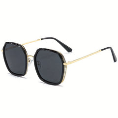 Large Polygon Sunglasses UV400 Sun Shades for Women Men