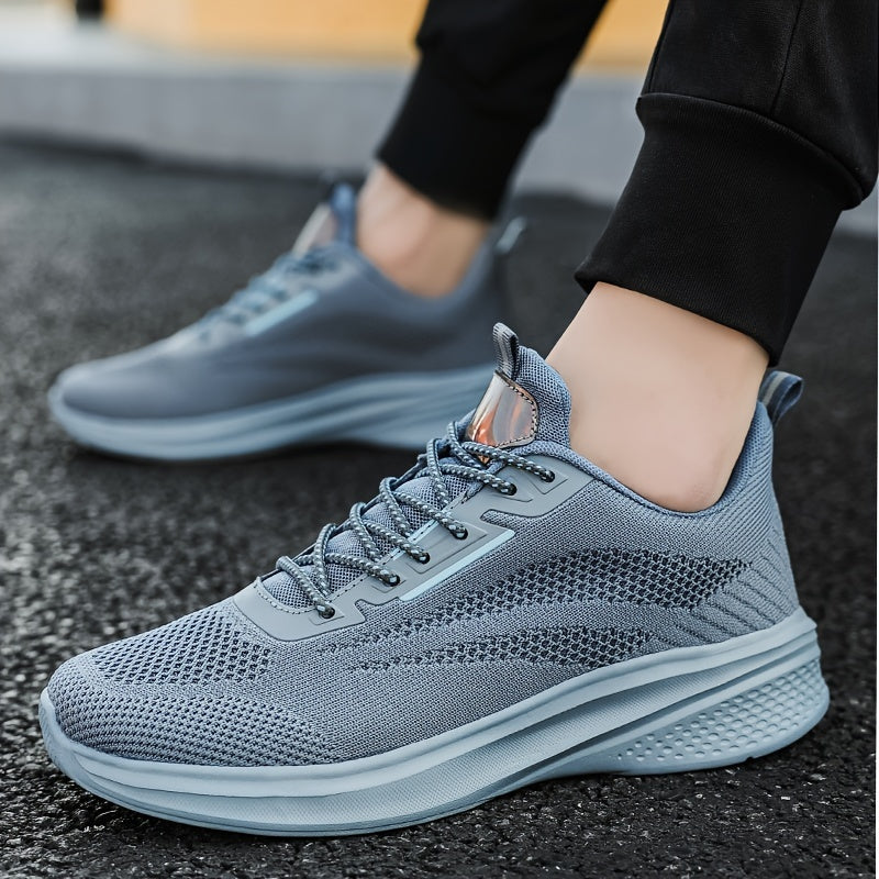 Men's Knit Lightweight Running Shoes Breathable Casual Walking Sneakers