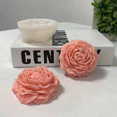 DIY Rose Flower Aromatherapy Candle Silicone Mold