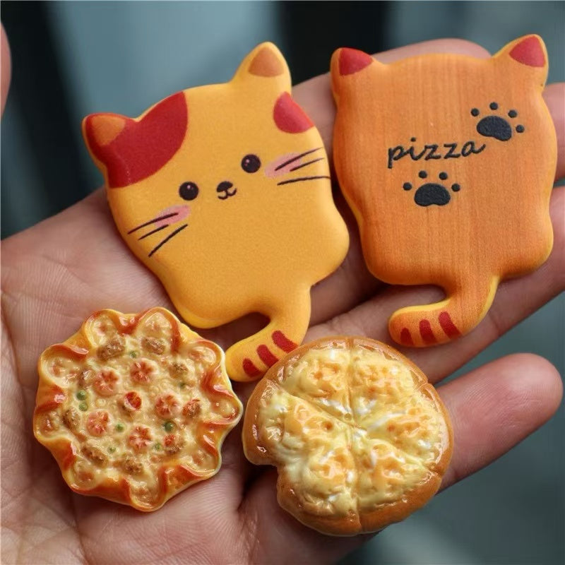 1:6 Scale Pizza Tray Mini Pizzas Cheese Pepperoni Blythe BJD Dolls Kitchen Set
