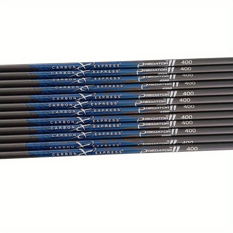 12pcs Carbon Arrow Shafts ID4 2mm Spine 400-1000 Recurve Bow Accessories