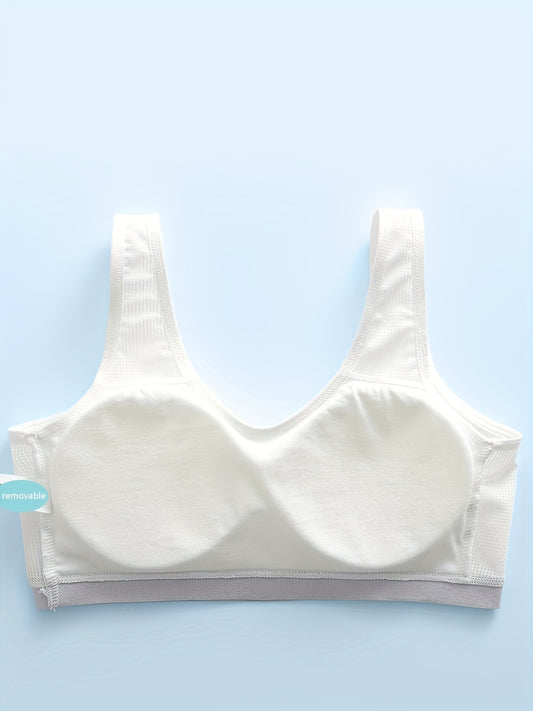 Star Pattern Wireless Sports Bra Full Coverage Tank Bra