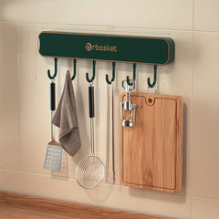 Wall mounted Utensils Rack Holder Hook Storage Rack Kitchen Accessories