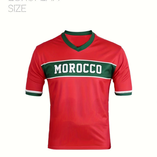 Morocco Soccer Fan Sports Jersey Women's Activewear