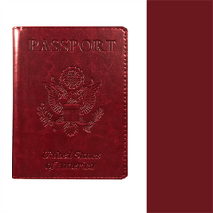 American Passport Cover PU Leather Holder